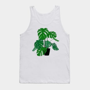 COLOURED SWISS CHEESE PLANT Tank Top